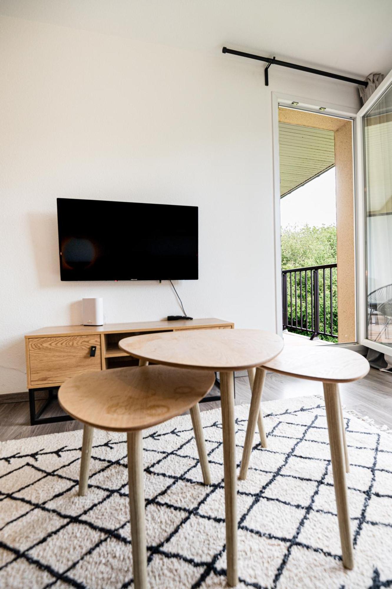 Appartement Cosy 5 Mins Honfleur Piscine Terrasse Équemauville Buitenkant foto